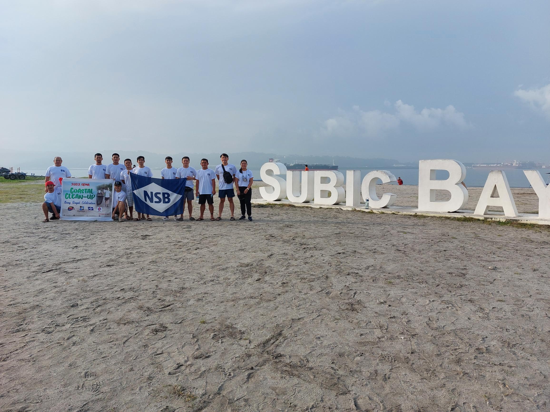 NSB participates in Coastal Clean-Up at Subic Bay, Philippines